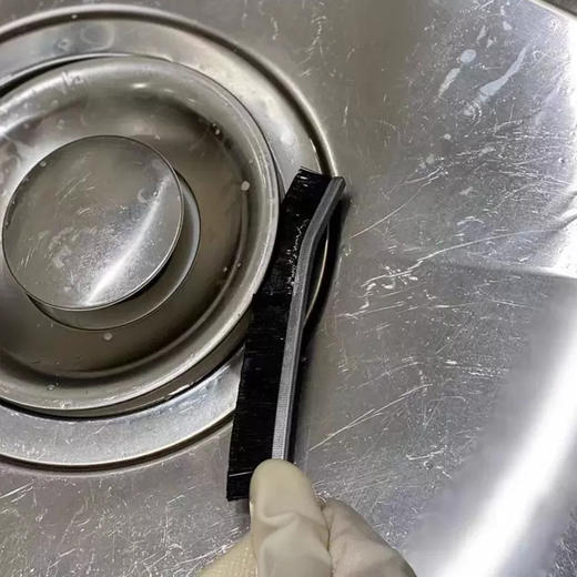 9.9到手10支！【拿握舒适❗️毛刷细小】合金缝隙刷卫生间厨房瓷砖死角清洁多功能窗缝凹灰尘刷子硬毛刷弯。jc 商品图3