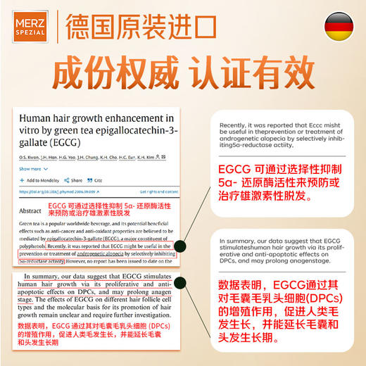 ⁶近效清仓【德国麦施养发丸】VB组+绿茶提取物+生物素+小米提取物+泛酸，每天2粒 60粒/瓶，效期到26年8月SS06-QTT-DGMS 商品图2