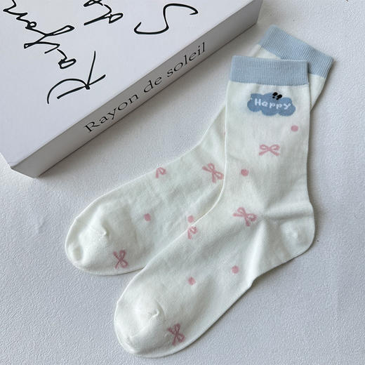 日系小狗基础-简约百搭女袜袜子-纪念日百货门店同款168693269 商品图3