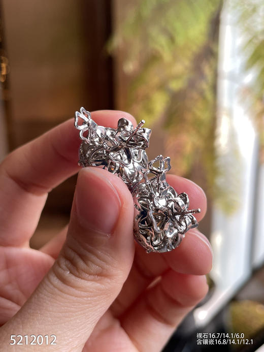 5212012，蛋面耳钉。具体价格微信咨询 商品图5