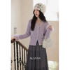鹿向南「心动邂逅」秋冬气质法式紫色毛衣女温柔高级慵懒针织上衣 商品缩略图2
