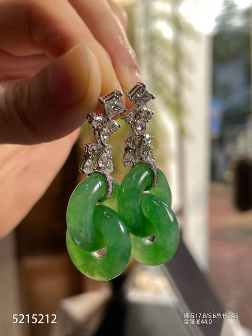 5215212，双环耳坠。具体价格微信咨询 商品图5
