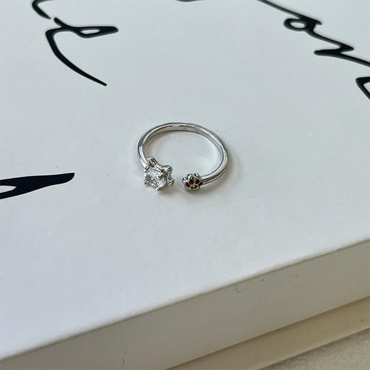 潮色绘x美乐蒂纯银女款素圈戒指环轻奢生日礼物戒指-纪念日百货门店同款168645751 商品图2