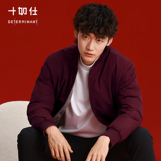 秋冬梭织双面穿棒球羽绒-OW11-02 商品图0