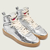 DSQUARED2 男士字母徽标印花高帮鞋 银色 SNM0453 34708522 2137 商品缩略图1