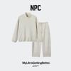 NPC潮牌羊毛混纺空气双面绒拉链半开襟抓绒卫衣套装NP5CST01&SP02 商品缩略图1