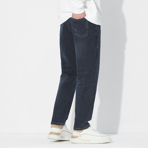gxgjeans 男装男士牛仔裤2025春季新款时尚简约百搭直筒裤通勤休闲长裤男K&C 商品图4