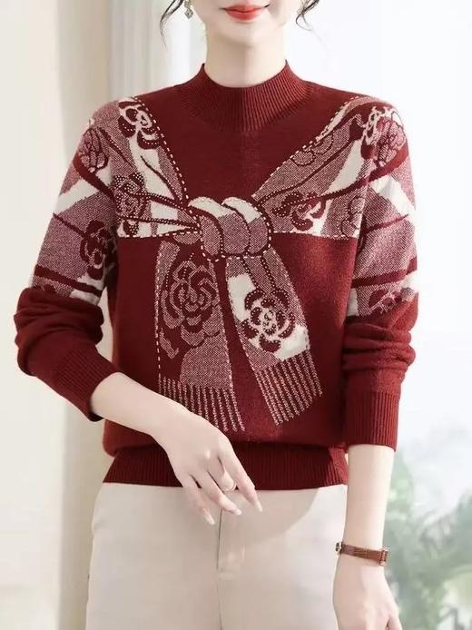 品牌直发❗【妃奴高端休闲妈妈一体绒针织毛衣5293/5230】妈妈认可的口碑品牌时髦大气，优雅知性❗️ 商品图5