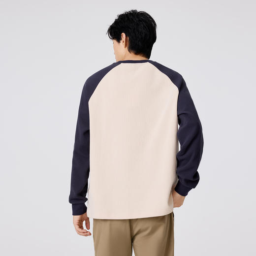 gxgjeans 男装【肌理感】男士长袖T恤25秋款柔软亲肤透气日常百搭青少年上衣K&C 商品图4