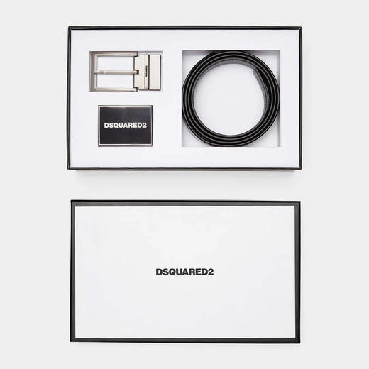 DSQUARED2 男士四合一腰带礼盒套装 黑色 GBM0002 12900001 M1510 商品图0