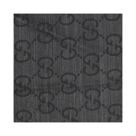 GUCCI 女士羊毛真丝围巾 165904炭灰色 商品图2