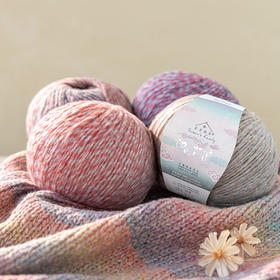 苏苏姐家印象梵高手工diy编织钩针棒针毛衣围巾段染亮片羊毛线团