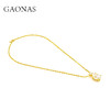 GAONAS 时尚臻奢贵气金色蛋形项链11857XGO 商品缩略图1