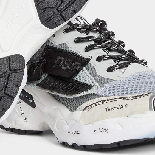 DSQUARED2 女士 Faster系列 网眼休闲运动鞋 混色 SNW0461 35508533 M4200 商品图4