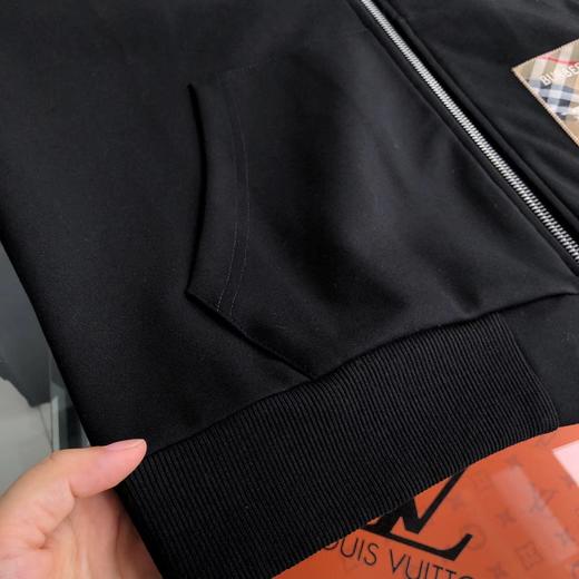 F011258秋冬新款贴布LOGO刺绣休闲情侣款外套 商品图5