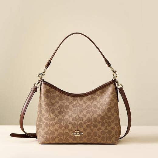 196395556618 COACH 蔻驰Laurel 31老花单肩斜挎流浪包CV975【31*10.5*23.5cm】 商品图2