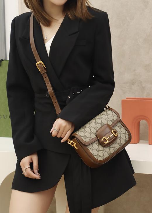 古驰 Horsebit马鞍包 1955系列 双肩带（LZ） 商品图3