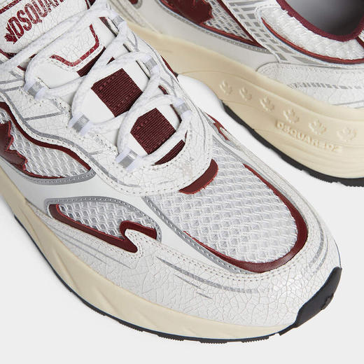 DSQUARED2 女士 Sprinter 侧枫叶图案运动鞋 混色 SNW0303 43108445 M4141 商品图3