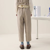 谜底萝卜裤长裤2026年春季新品立裁收褶后腰松紧裤子女261MK0252 商品缩略图2