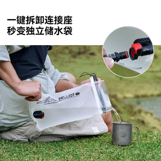【泠泉】伯希和户外饮水袋登山徒步跑步便携越野跑骑行背包软水壶 商品图3
