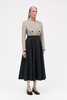 Mark Kenly Domino Tan 26PS 黑色棉府绸novo褶皱半裙 商品缩略图3