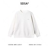 SDSA男士秋冬新款痞帅男装美式简约菱形刺绣字母圆领卫衣宽松百搭 商品缩略图1
