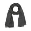GUCCI 女士羊毛真丝围巾 165904炭灰色 商品缩略图0