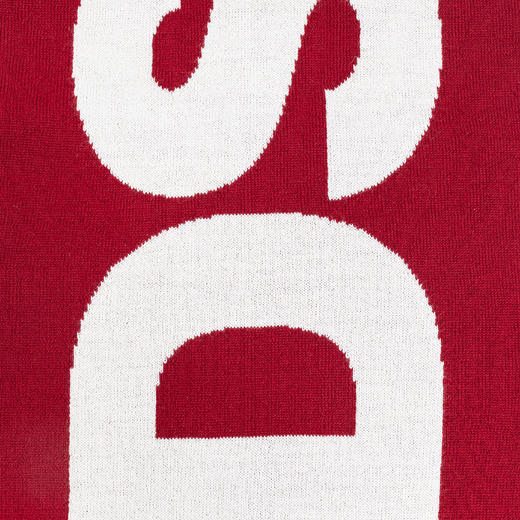 DSQUARED2 男士字母徽标提花羊毛针织围巾 红色 KNM0201 01W05506 4065 商品图2