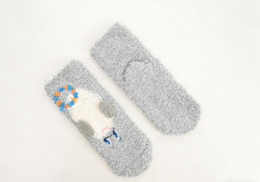 TUTUANNA 秋冬季居家毛毛船袜 22~24cm （M码） 商品图1