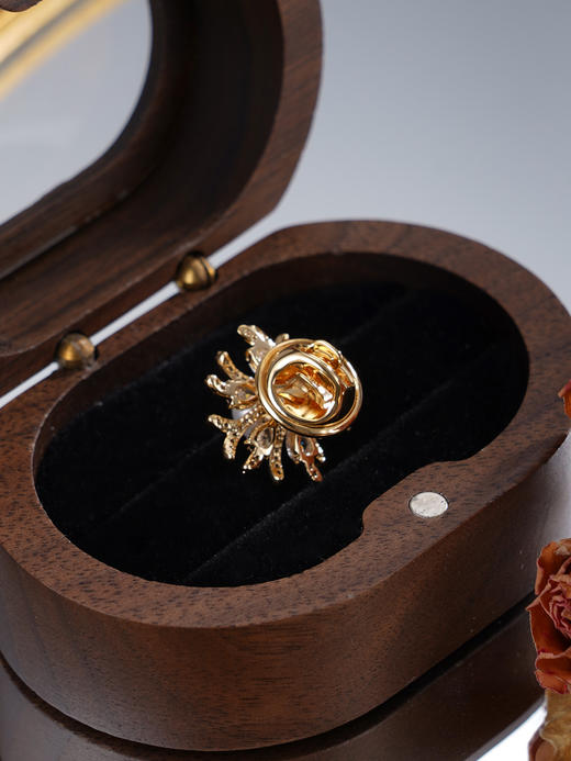 子佩集【雪域仙踪】珍珠惜王妃胸针【XXXZ233】6.5mm珠镀金雪花2601 商品图4