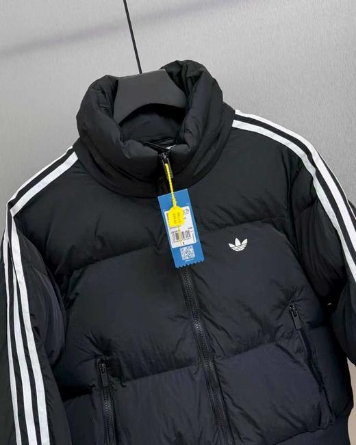 F011215舒适宽松短款三叶草长袖加厚立领羽绒棉服女款 商品图7