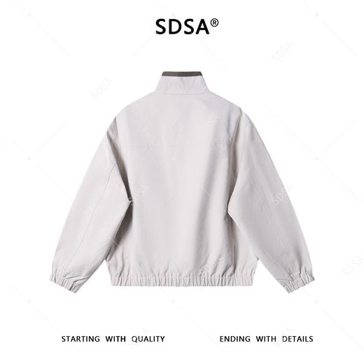 263008SDSA男士秋冬新款痞帅男装潮牌撞色拉链立领夹克外套休闲时尚百搭 商品图5