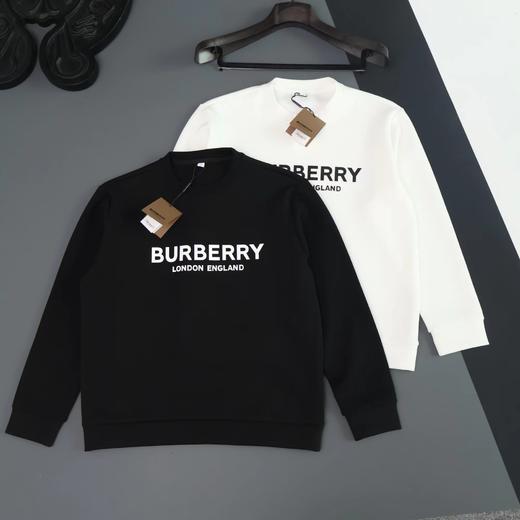 F011280胸前字母logo两色情侣款圆领卫衣 商品图0