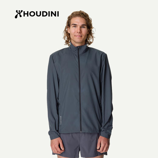 HOUDINI胡丁尼PaceTrail疾速户外26春夏新男立领骑行跑步防风夹克 810058 商品图3