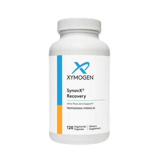 【效期至27年8月】硫酸葡萄tang胺软骨素胶囊 XYMOGEN SynovX Recovery 120粒/瓶 商品图0
