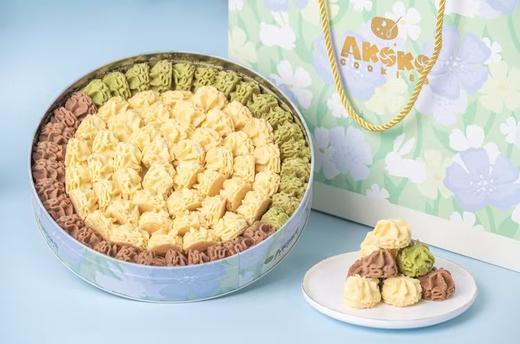 【年货必备】AKOKO经典小花曲奇 多种礼盒可选 美味休闲零食年货伴手礼 商品图0