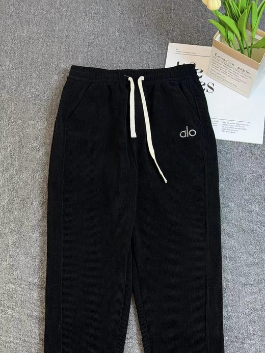 F011271男女同款加绒卫裤刺绣款加厚卫裤束脚裤 商品图8