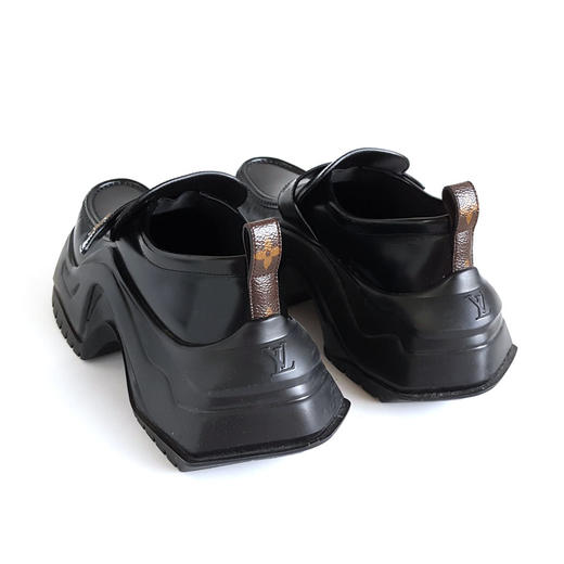 【95新】LV路易威登1ABIJQ黑色全皮Archlight 2.0厚底乐福鞋37码/意大利 女士 100126JJ01 商品图6