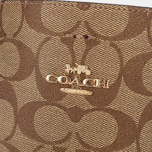 195031089152 COACH 【蔻驰】Town 21小号老花水桶包单肩斜挎包2312【21.5*10.5*22cm】 商品图5