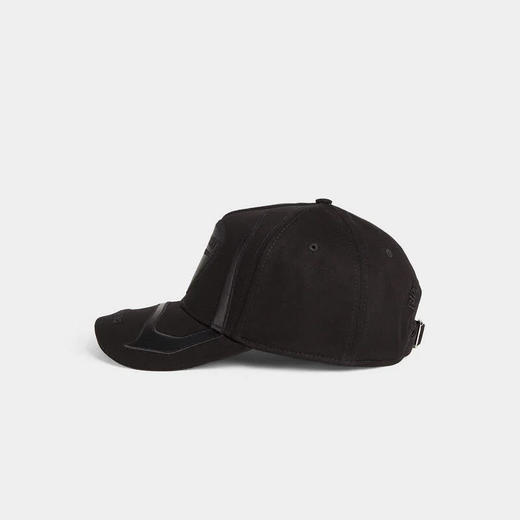 DSQUARED2 男士 Ducati联名 徽标贴片棉质棒球帽 黑色 BCM0947 05C00001 2124 商品图2