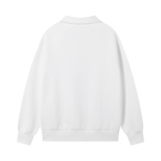 gxgjeans 男装情侣款拉链半开襟卫衣2025秋款日常通勤运动百搭男士套头卫衣K&C 商品图6