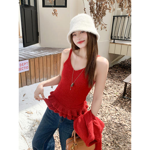 <曾小咸推荐>现货秒杀 ！微信超特价！韩系毛衣开衫两件套 日常269.99 立减140 秒杀129.99！！ 商品图2