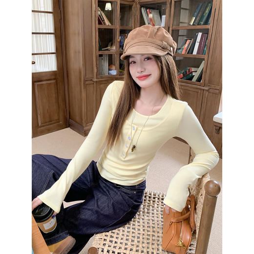 <曾小咸推荐>现货秒杀 ！微信超特价！修身假两件短款长袖 日常139.99 立减80 秒杀59.99！！ 商品图3