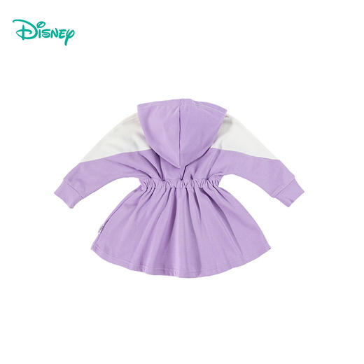 迪士尼田园牧歌女童拼色长袖连衣裙233DQ0285 商品图7