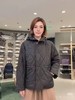 F011275女装25秋季新款菱形绗缝连帽棉服外套 商品缩略图5