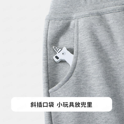 【加绒】【90-140】【MQDmini】男女童冬款保暖加绒卫裤 商品图7