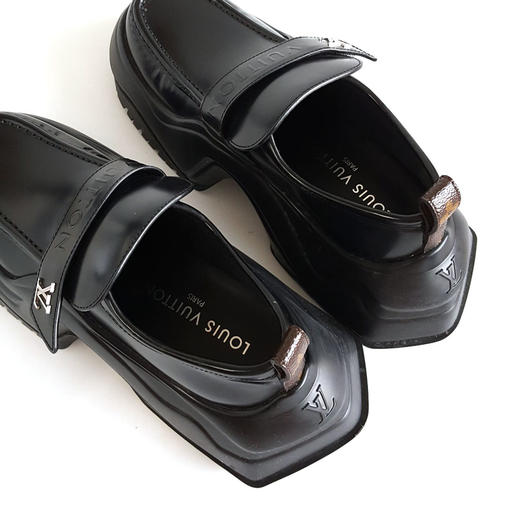 【95新】LV路易威登1ABIJQ黑色全皮Archlight 2.0厚底乐福鞋37码/意大利 女士 100126JJ01 商品图5