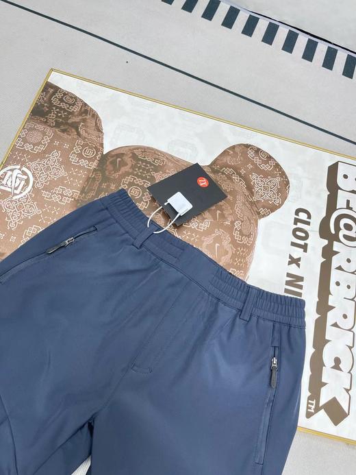 F011254户外软壳防风抓绒重工刺绣银色Logo松紧长裤 商品图10