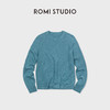ROMI STUDIO 100%绵羊毛轻盈柔软复古圆领套头毛衫 RWDSST1829 商品缩略图0