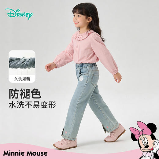 迪士尼女童牛仔长裤XD3DK038 商品图5